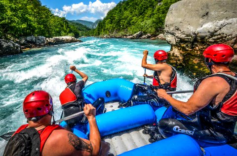 Rafting vagy extreme kanyoning Szlovéniában
