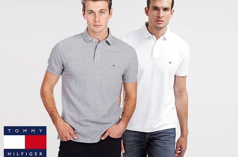 Tommy Hilfiger galléros férfi póló 100% pamutból