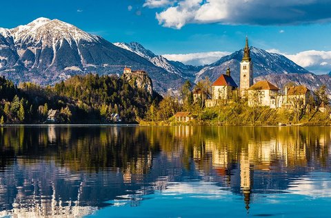 Békés pihenés áprilisig a szépséges Bledi-tónál