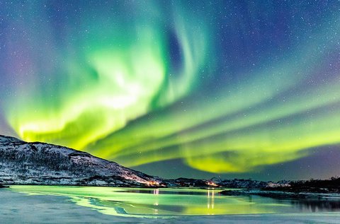 Norvégiai kalandozás vezetett északi fény túrával