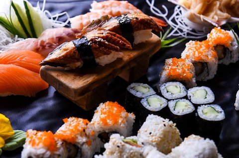 2 személyes sushi válogatás menüsor