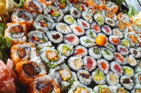 Exkluzív 90 db-os sushi tál 4-6 fő részére