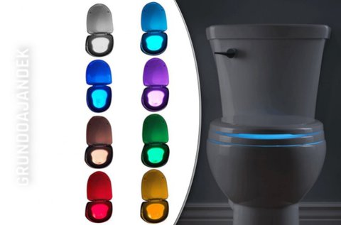 Mozgásérzékelős WC ülőke világítás