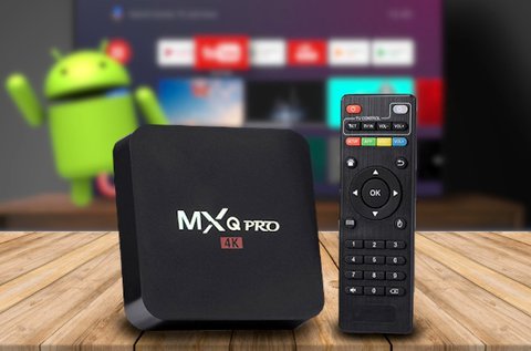 MXQ Pro 4K Smart TV box 4 magos processzorral