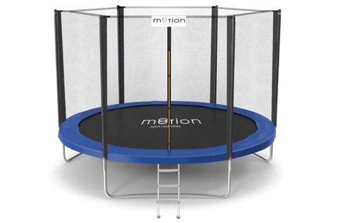 Jumi Motion trambulin létrával, külső hálóval