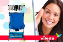Vileda Viva Dry Multiflex toronyszárító mozgatható polcokkal, 20 m-es szárítófelülettel, állítható magassági szinttel