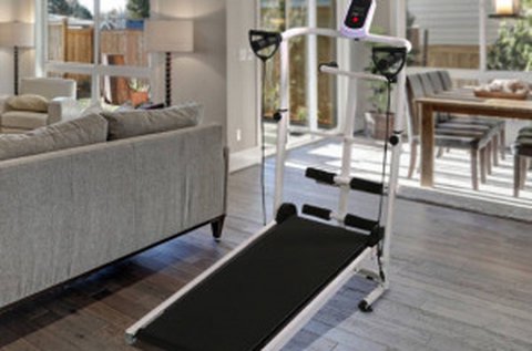 Összecsukható futópad állítható dőlésszöggel