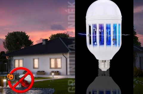 Szagtalan, zajtalan szúnyogirtó LED fényforrás