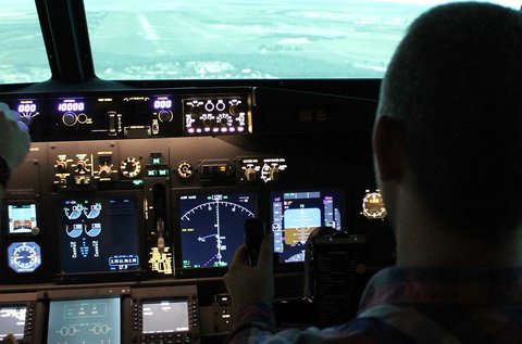 40 perc Boeing 737 repülős szimulátor vezetés