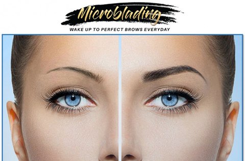 Szemöldöktetoválás Microblading technikával