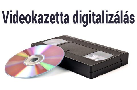 4 db videokazetta digitalizálása