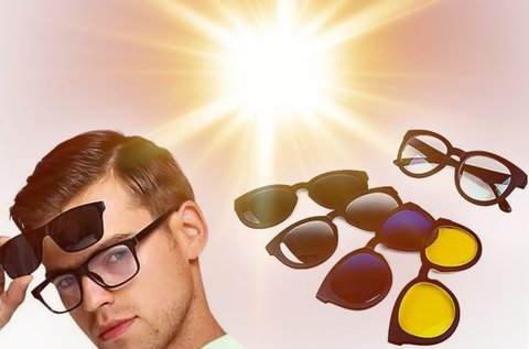 Vision Master szemüveg 5 cserélhető lencsével