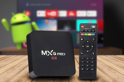 MXQ Pro 4K Smart tv box 4 magos processzorral