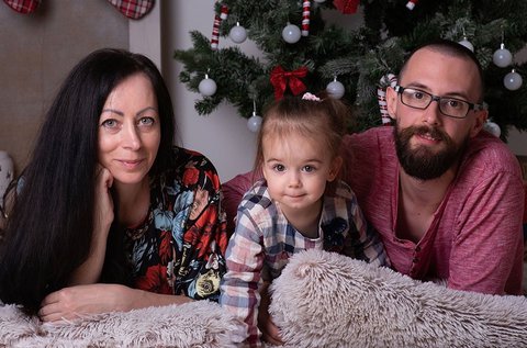 1 órás egyéni, páros vagy családi karácsonyi fotózás