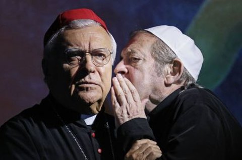 A két pápa című darab neves színművészekkel