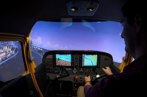 Cessna 172 repülőgép szimulátor vezetés