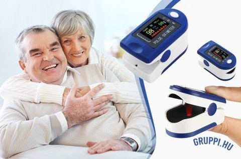 Véroxigénszint mérő grafikus pulzuskijelzéssel