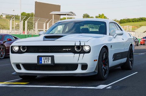 Dodge Challenger HellCat vezetés a Hungaroringen