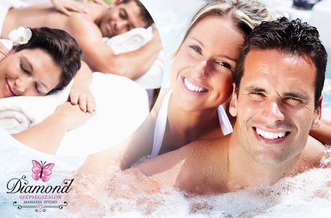 2-2 óra páros masszázs és kényeztető wellness