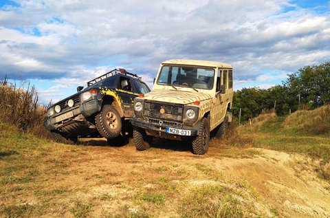 Off-road vezetés Mercedes Steyr-Puch G terepjáróval