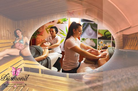 Páros masszázs szauna vagy jakuzzi használattal