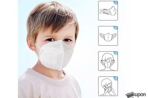 FFP2 légzésvédő szájmaszk gyerekeknek