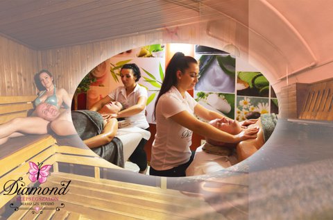 Páros masszázs szauna vagy jakuzzi használattal