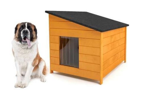 Chill csapott lapostetős hőszigetelt kutyaház