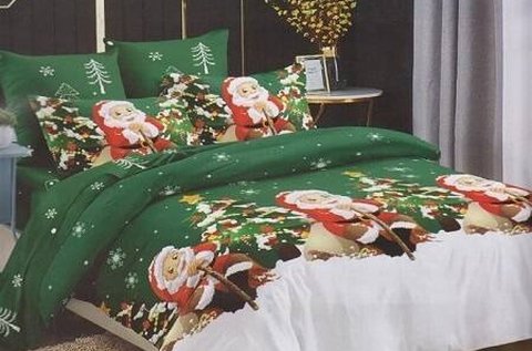 7 részes, télapós ágyneműhuzat garnitúra