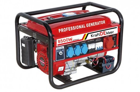 KraftDekker benzinmotoros áramfejlesztő generátor