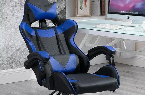 Racing Pro X gamer szék kék-fekete színben