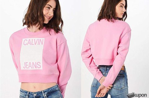 Calvin Klein Jeans női pulóver rózsaszín színben