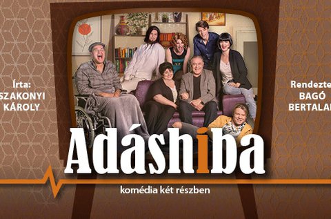 Jegyek az Adáshiba című komédiára a Játékszínben