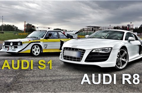 3-3 körös Audi S1 és Audi R8 élményvezetés