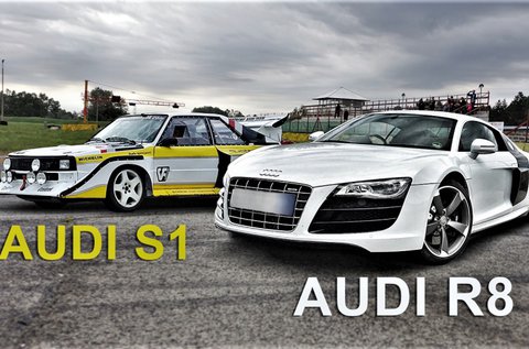 Audi R8 és Audi S1 élményvezetés 3-3 körön át