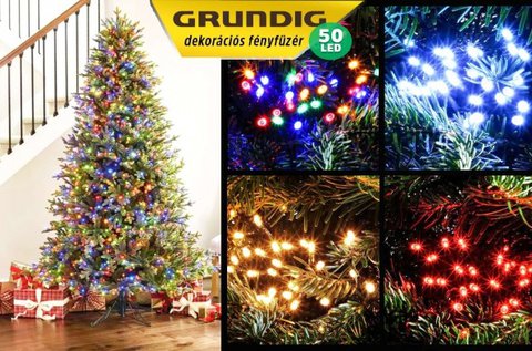 Grundig 50 LED-es karácsonyi fényfüzér