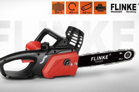 Flinke elektromos láncfűrész  3200 W teljesítménnyel
