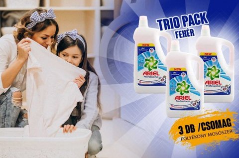 3x5 l-es Ariel mosógél fehér ruhákhoz