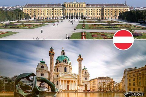 Schönbrunni kastély és bécsi látogatás busszal