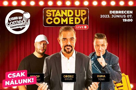 Stand Up Comedy Live est Debrecenben