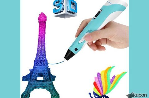 3D kreatív nyomtató toll ajándék nyomtatószállal