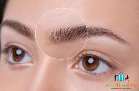 Hiperrealisztikus szemöldök tetoválás