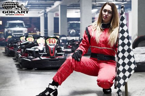 3x8 perc gokartozás 1 főnek