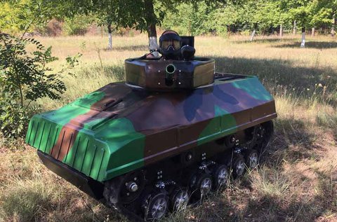 Paintball mini tank játék 4 fő részére