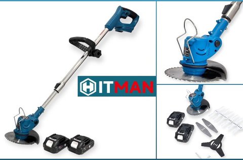 Hitman dupla akkus fűkasza  14 db kiegészítővel
