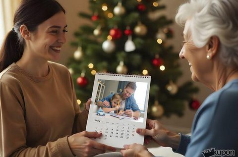 A/4-es, 12+1 lapos fotónaptár egyedi fotókkal