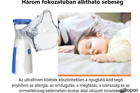 Hordozható ultrahangos inhalátor