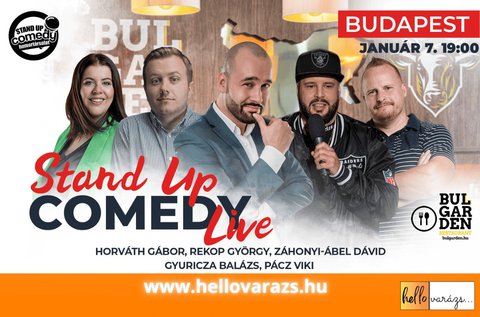 Stand up comedy live a BulGardenben