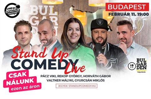 Stand Up Comedy live est a BulGardenben