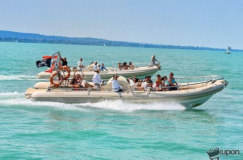 20 perces motorcsónakos száguldás a Balatonon